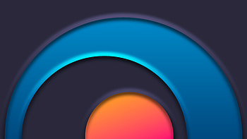 Colorful spheres, digital art, abstract HD wallpaper