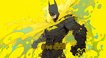 Acid Yellow Batman, Comic, Batman HD wallpaper