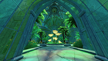 Genshin Impact : Enchanted Forest Sanctuary, video game, Genshin Impact HD wallpaper