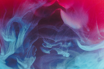 Colorful, smoke, close up HD wallpaper