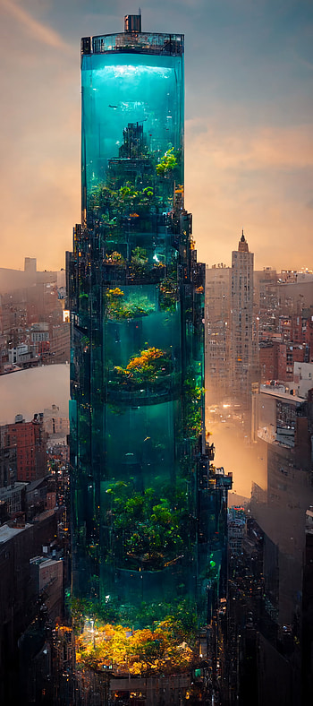Water building, atmosphere, vvv HD phone wallpaper