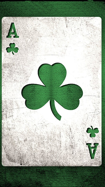 Boston Celtics, Playing Card, Leaf Card HD phone wallpaper
