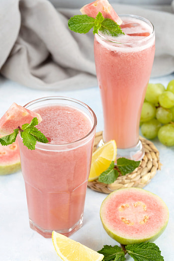 Guava juice delight, Homemade tropical blend, Refreshing beverage, Simple recipe HD phone wallpaper