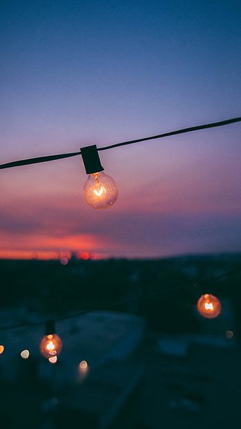 Mood Night, cloud, sky, purplesky, bulb, sunset, lightbulb HD phone wallpaper