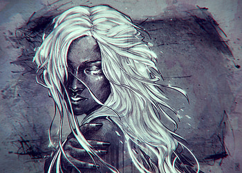 Art, Girl, Face HD wallpaper