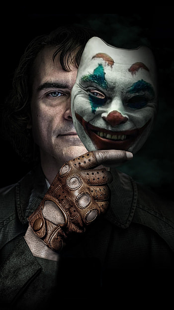 Joker , mask man HD phone wallpaper