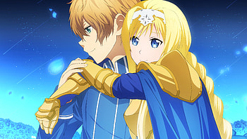 Alice Schuberg & Eugeo, Eugeo (Sword Art Online), Alice Zuberg, Anime, Sword Art Online HD wallpaper