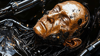 Dying God Emperor: A Sci-Fi Masterpiece, god emperor, Sci Fi, man, cyborg HD wallpaper