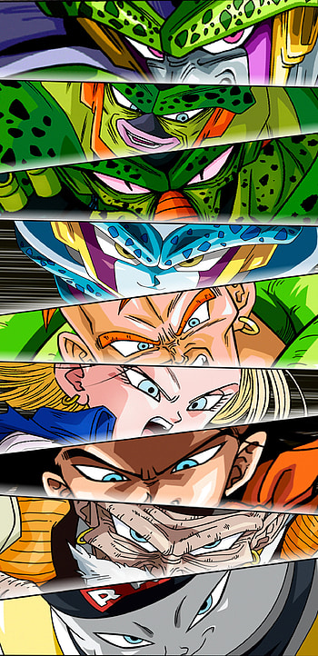 Cell saga, 16, 17, 18, Gero, Androides, Celljr, Android HD phone wallpaper