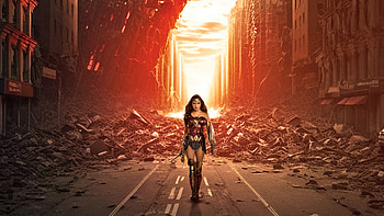 Yeoman Diana Prince, wonder-woman, superheroes, artist, artwork, digital-art, artstation HD wallpaper
