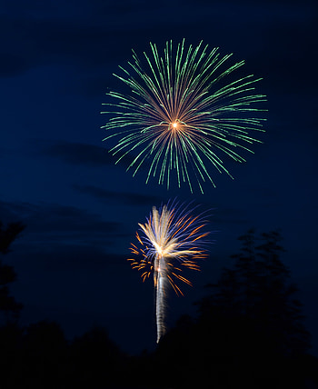 Holidays, Sky, Night, Salute, Sparks, Holiday, Fireworks, Firework HD phone wallpaper