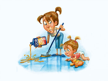 MODERN ART, ART, MDERN, MOTHER, MOPPING, BABE, FLOORS, FUNNY HD wallpaper