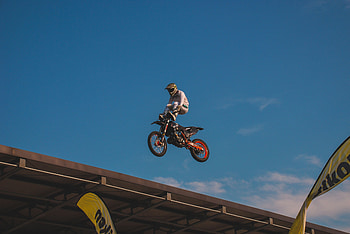Motorcycles, Bounce, Jump, Trick, Motorcycling HD wallpaper