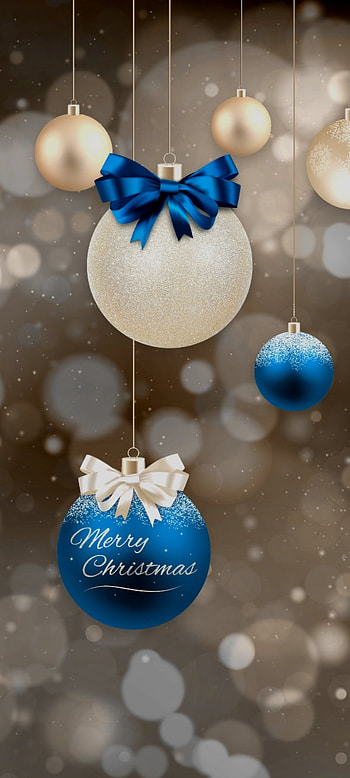 Merry Christmas balls, new, ornament, holidays, festival, jingle bells, try it out, high definition, Xmas, new year HD phone wallpaper