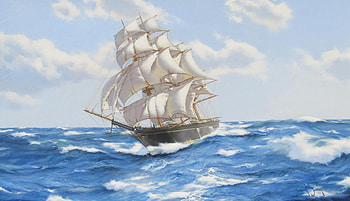 Transport, Landscape, Ships, Sea HD wallpaper