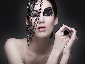 Garnish, inspiration, jewellery, face paint, beauty, female, nice HD wallpaper