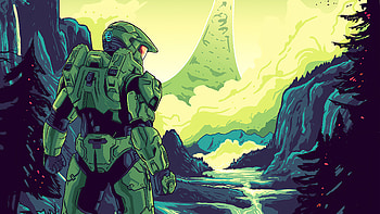 Halo Infinite Artwork, halo-infinite, 2020-games, halo-6, games, ps4, artstation HD wallpaper