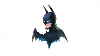 Batman Vengeance, batman, superheroes, artwork, art, minimalism, artist, white, artstation HD wallpaper
