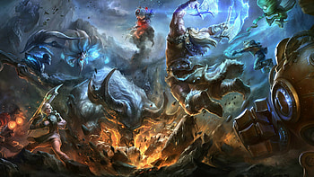 Suke's League of Legends, Beautiful artwork, Fan-made , Dedicated fandom HD wallpaper