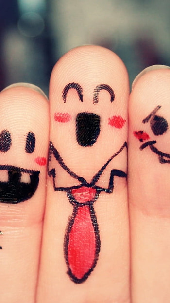 Best Friends, Fingers Drawing, friends HD phone wallpaper