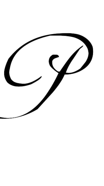 P Letter, Simple HD phone wallpaper