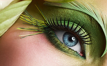 eye, abstrackt, up close, greem HD wallpaper