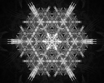 Abstract, Structure, Pattern, Fractal, Confused, Intricate, Snowflake HD wallpaper