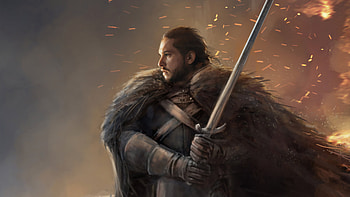 Jon Snow Fanartwork, jon-snow, game-of-thrones, tv-shows, behance HD wallpaper