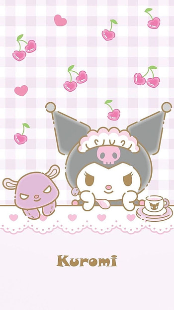 Kuromi, cherry, magenta HD phone wallpaper