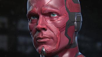 Vision Fanart , vision, superheroes, artist, artwork, digital-art, artstation HD wallpaper