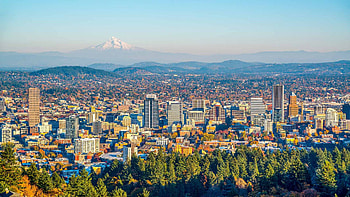 Portland Oregon skyline, First-time home buyer programs, Grants 2022, Real estate HD wallpaper