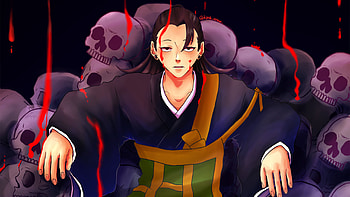 Suguru Geto Skulls Background Jujutsu Kaisen HD wallpaper