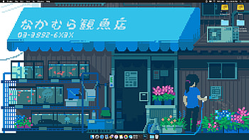 Pixel Art Gif as Background ... HD wallpaper