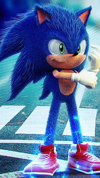 Sonic, Road Cross, Background HD phone wallpaper