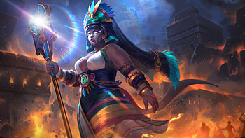 Ascended Ix Chel, video game, Smite HD wallpaper