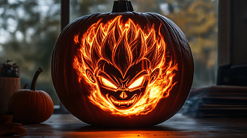 Spooky Jack-O'-Lantern Art | Ultra, halloween, jack-o'-lantern HD wallpaper
