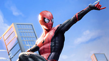 Spiderman Flying, spiderman, superheroes, artwork, digital-art, art, artstation HD wallpaper
