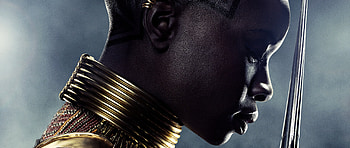 Danai Gurira, Black Panther poster, resolution HD wallpaper