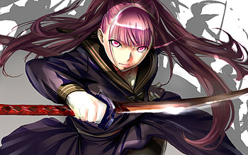 Anime assassin girl HD wallpaper