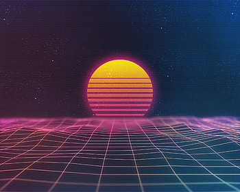 Retro Waves , retro, abstract HD wallpaper