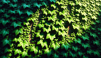 Lush Green Ivy Wall, ivy, leaf, greenery, nature, shadow HD wallpaper