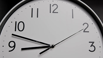 Time lapse clock, White wall clock, Time flies, Passage of time HD wallpaper