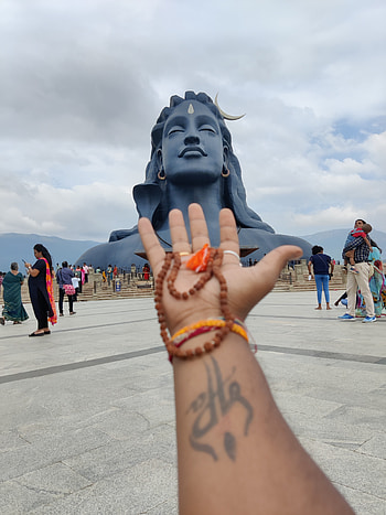 Adiyogi, shiva, Black, god HD phone wallpaper