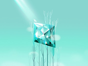 Diamond, Art, Minimalism, Branches, Deer, Geometric, Minimalistic HD wallpaper