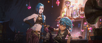 Jinx and Isha: Arcane Season 2, TV Show, Arcane, Arcane Season 2, Jinx (League Of Legends), Isha (League Of Legends) HD wallpaper