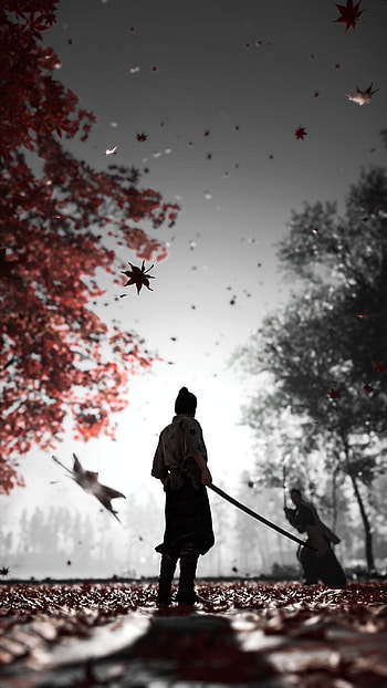 ghost of tsushima, lonely HD phone wallpaper