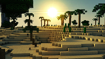 Minecraft , Blocky textures, Adventure awaits, Endless possibilities HD wallpaper