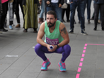 Shia LaBeouf runs around Amsterdam museum 144 times for bizarre art ' HD wallpaper