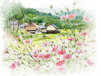 Drawing, Artistic, Flower HD wallpaper