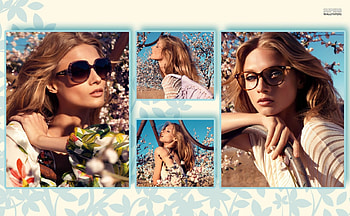ana, glasses, pose, look, beauty HD wallpaper